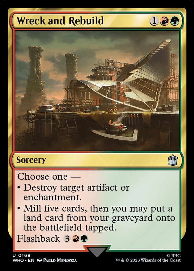 Wreck and Rebuild card front