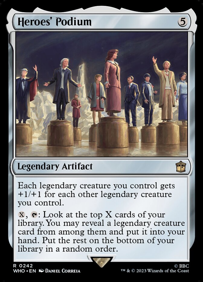 Heroes' Podium card front