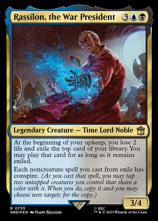 Rassilon, the War President card front