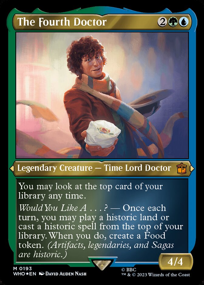The Fourth Doctor card front
