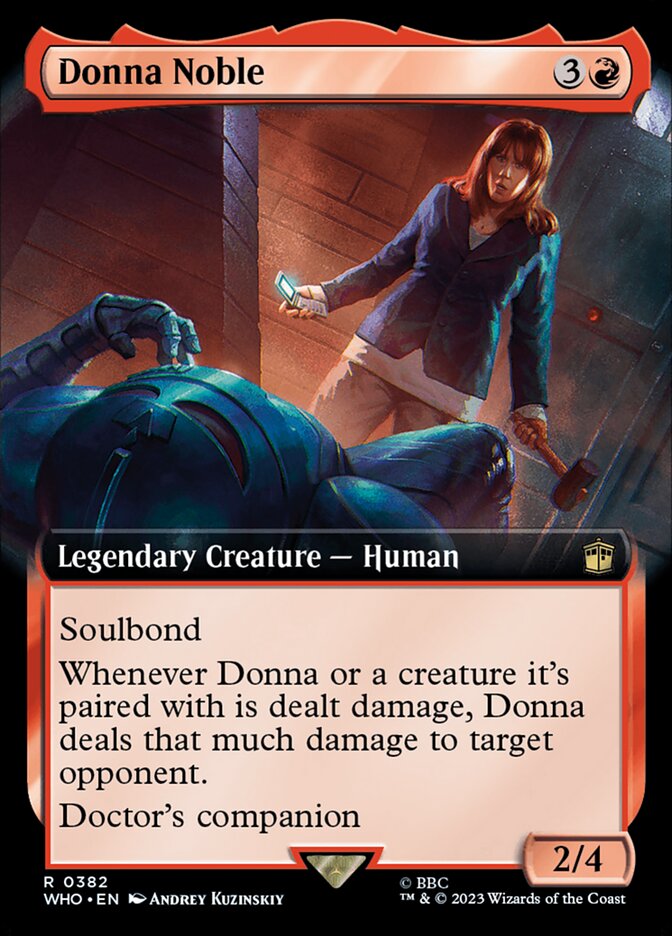 Donna Noble card front