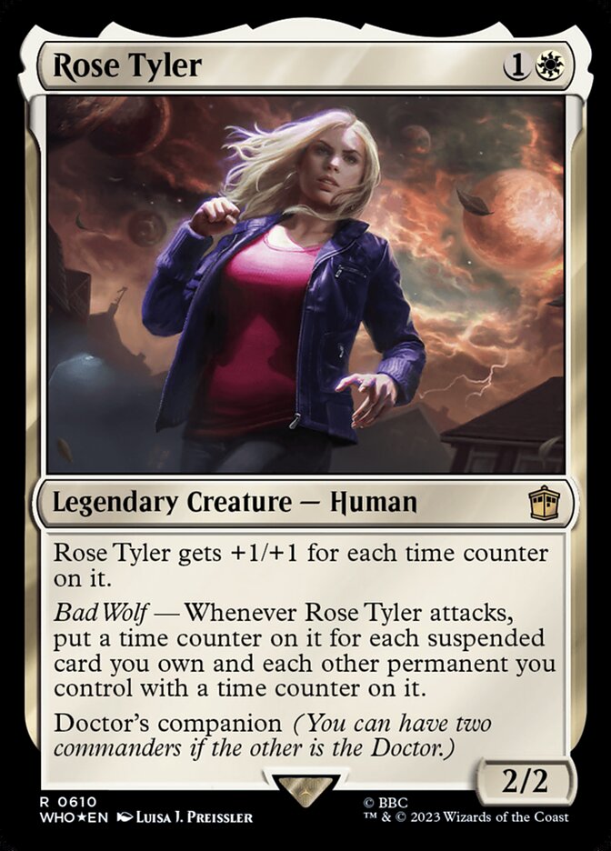 Rose Tyler card front