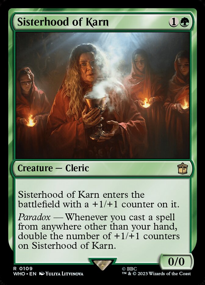Sisterhood of Karn card front