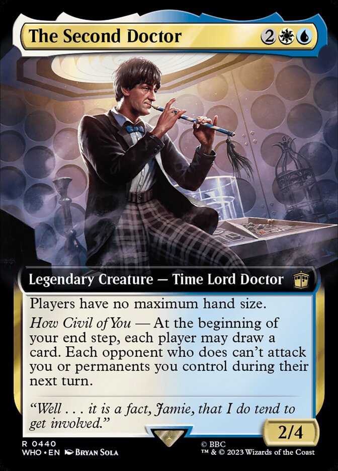 The Second Doctor card front