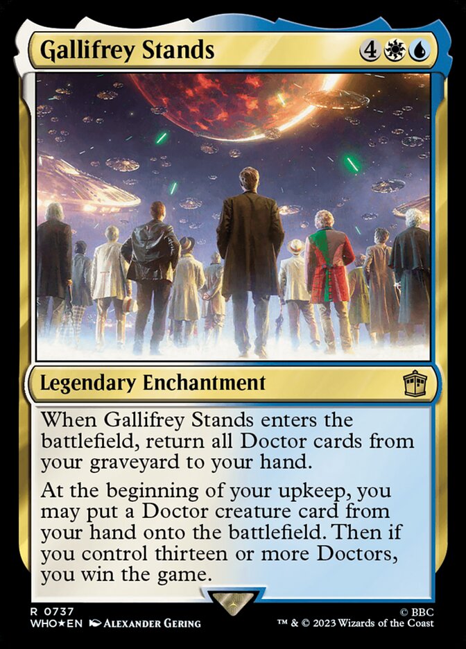 Gallifrey Stands card front