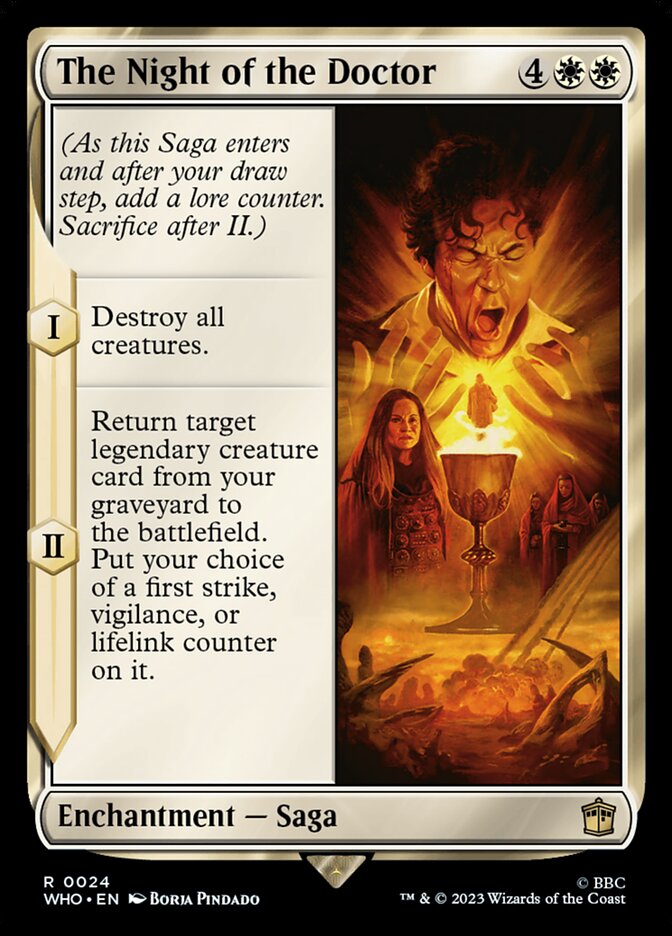 The Night of the Doctor card front