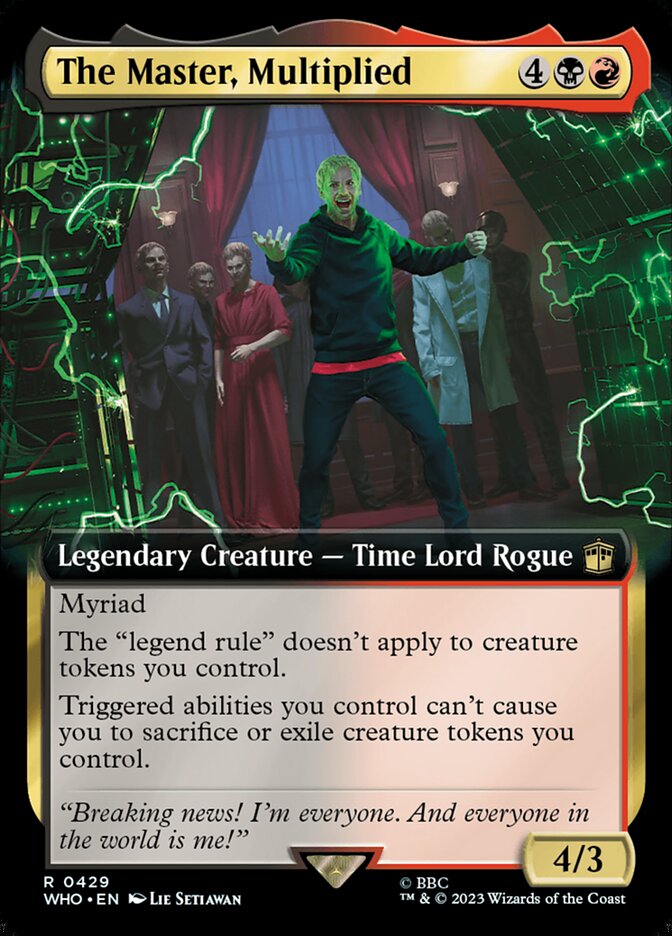 The Master, Multiplied card front