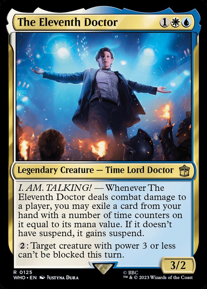 The Eleventh Doctor card front
