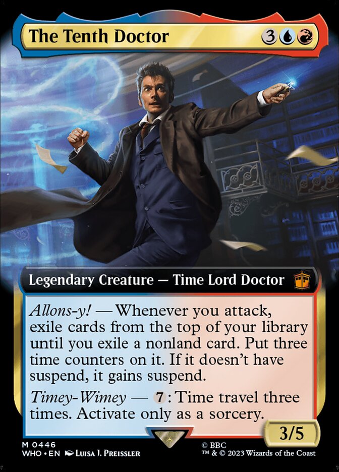 The Tenth Doctor card front
