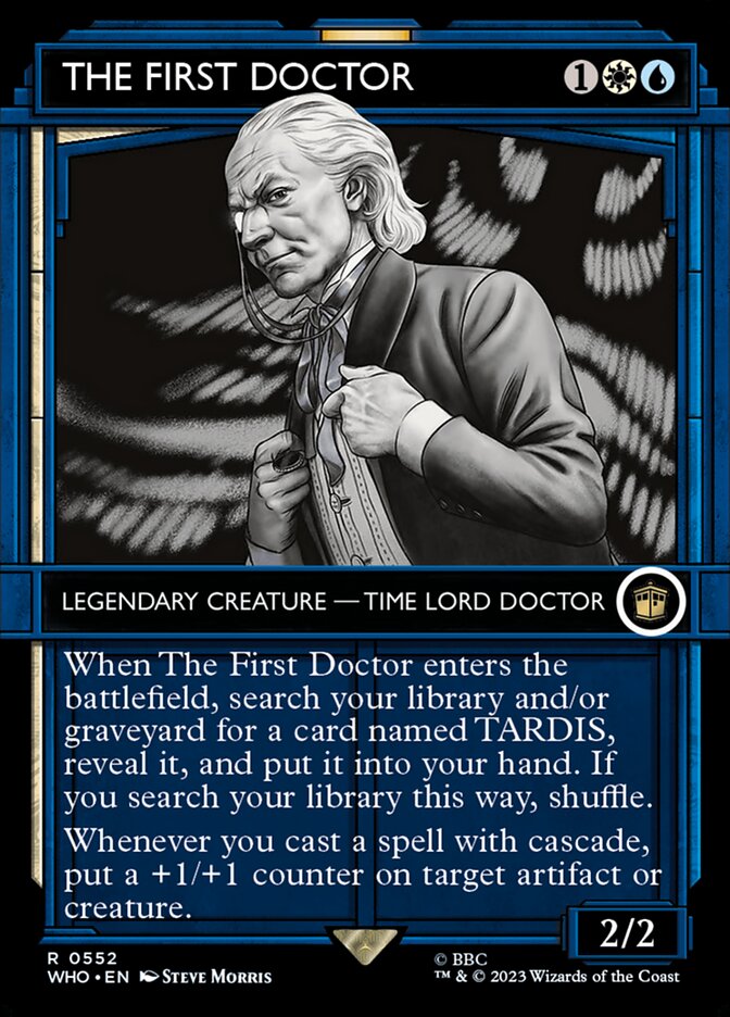 The First Doctor card front
