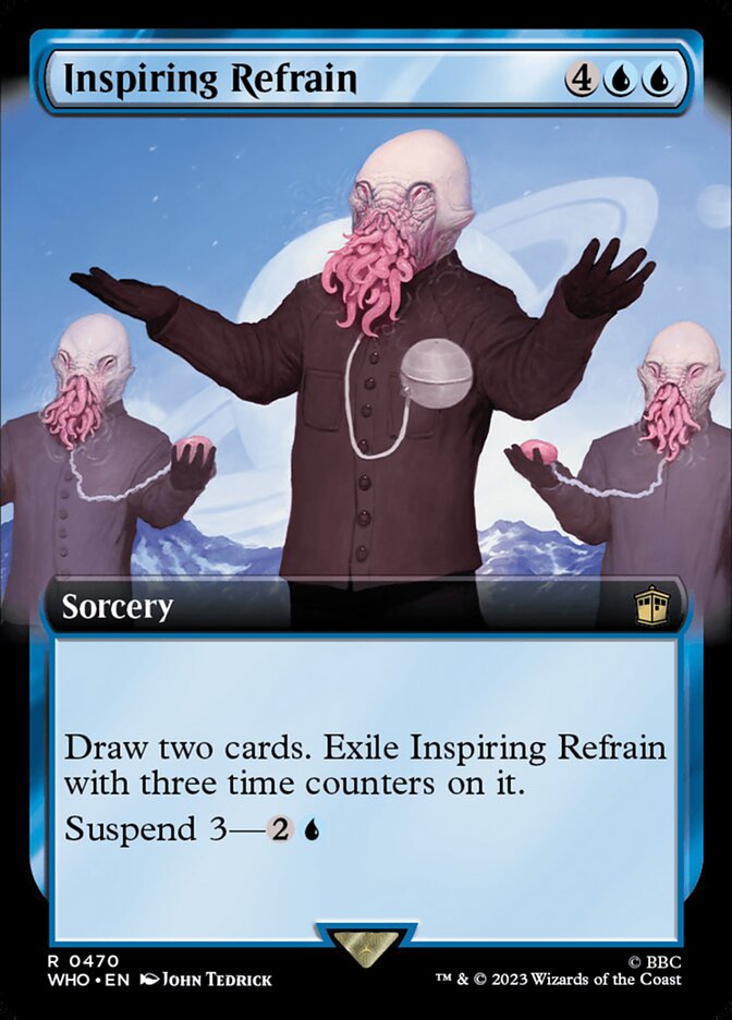 Inspiring Refrain card front