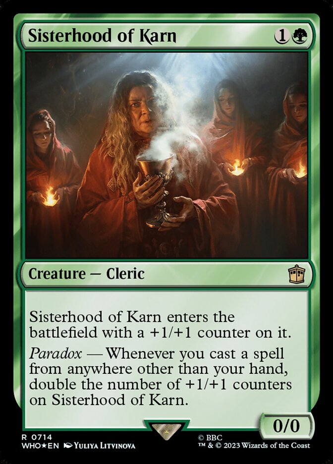 Sisterhood of Karn card front