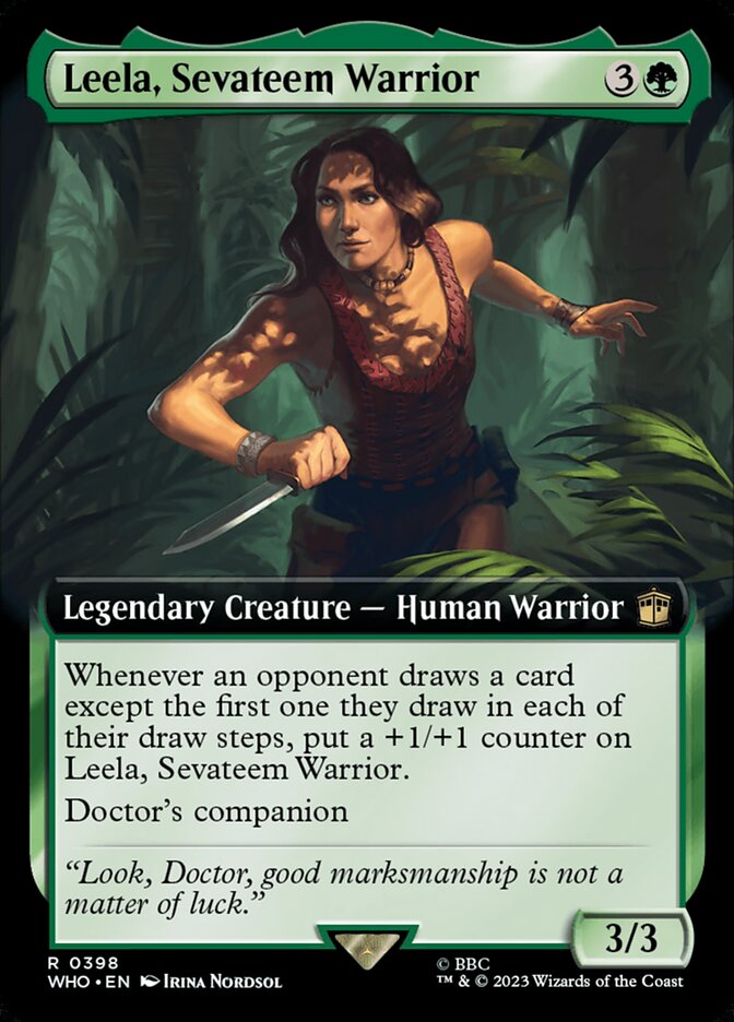 Leela, Sevateem Warrior card front