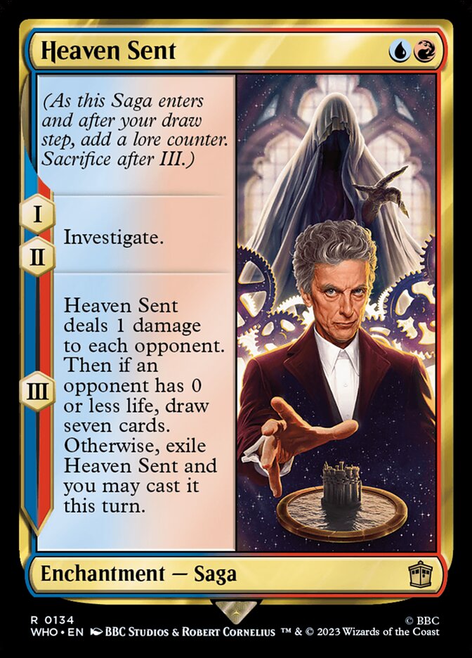 Heaven Sent card front