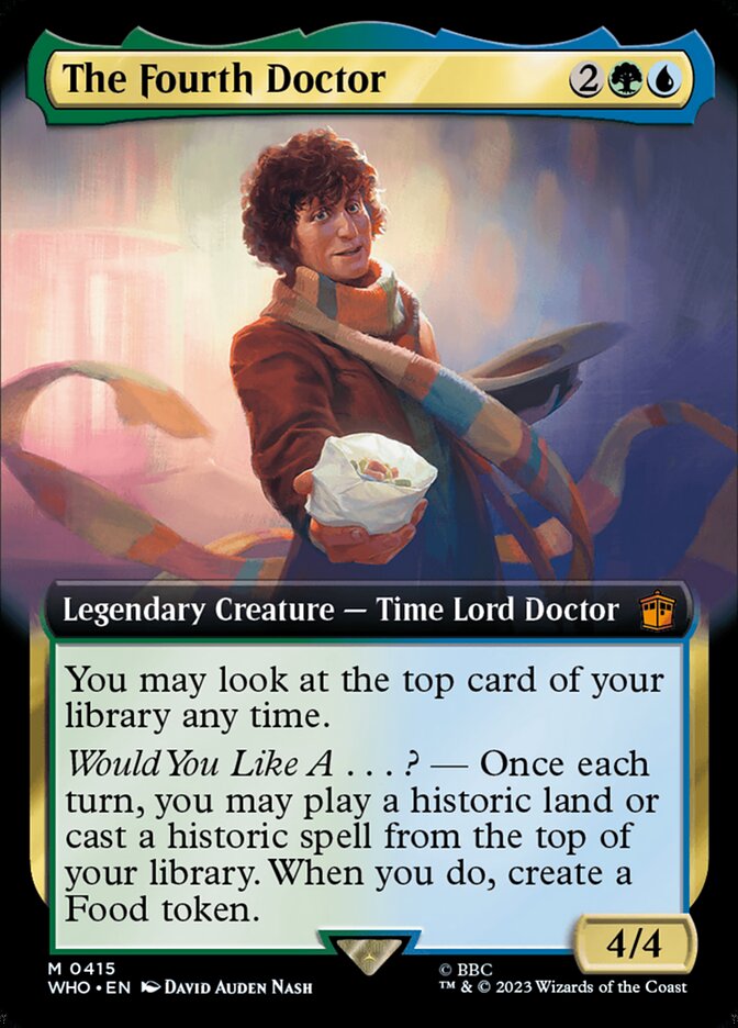 The Fourth Doctor card front