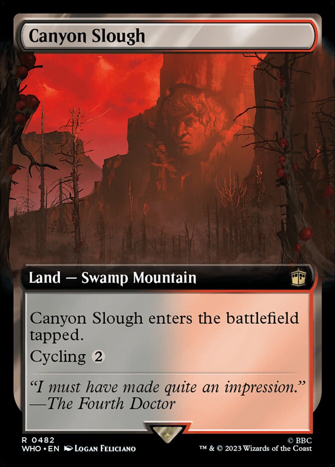 Canyon Slough card front