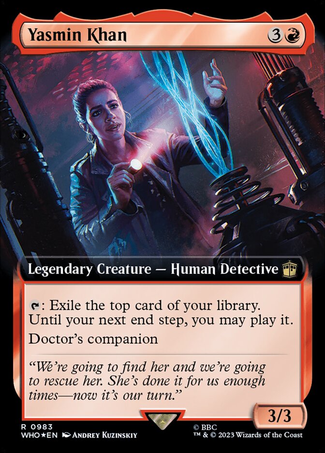 Yasmin Khan card front