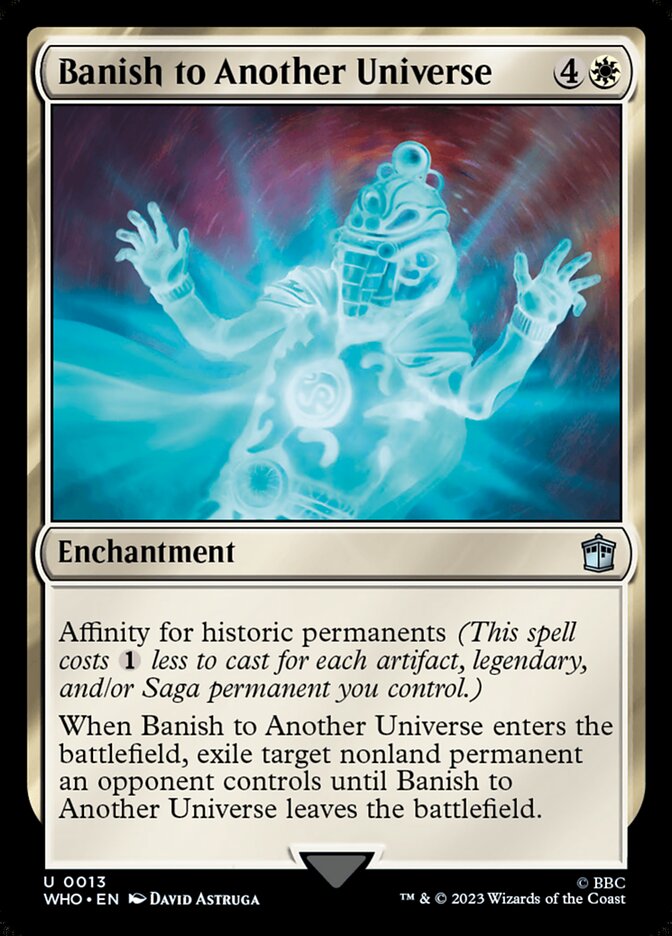 Banish to Another Universe card front