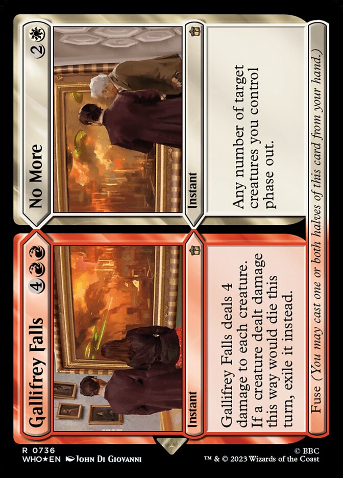 Gallifrey Falls card front