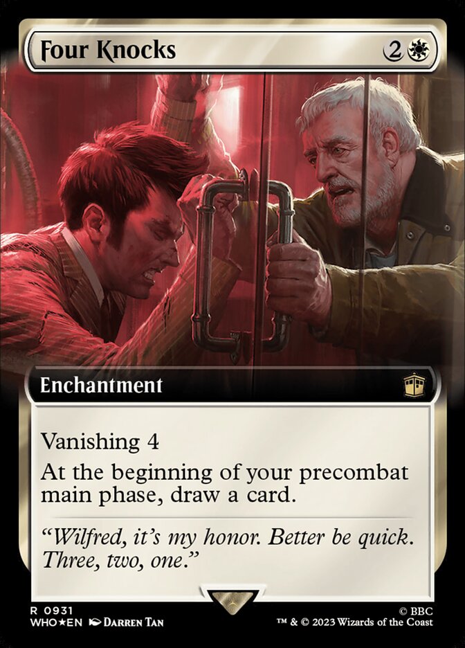 Four Knocks card front