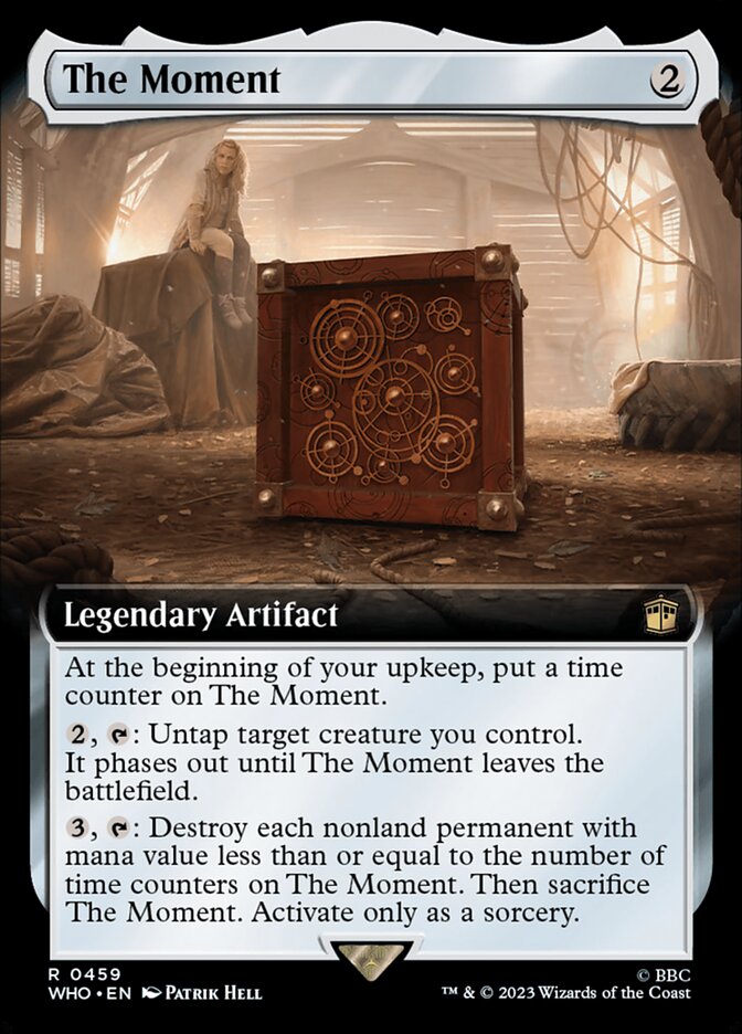 The Moment card front