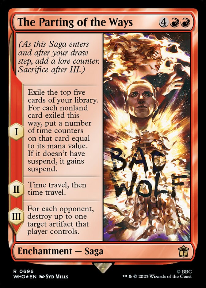 The Parting of the Ways card front