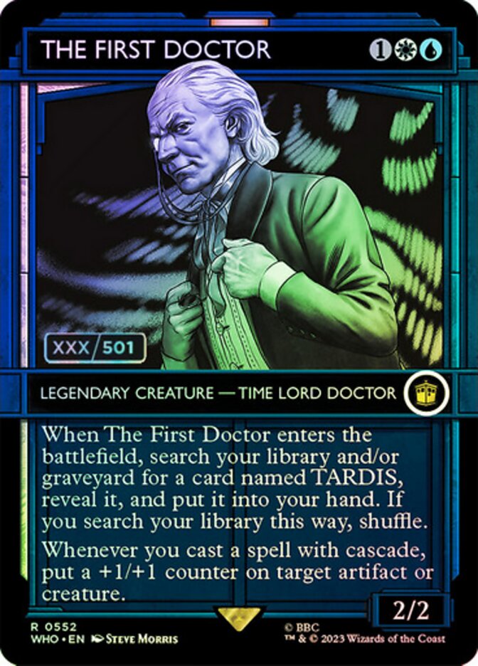 The First Doctor card front