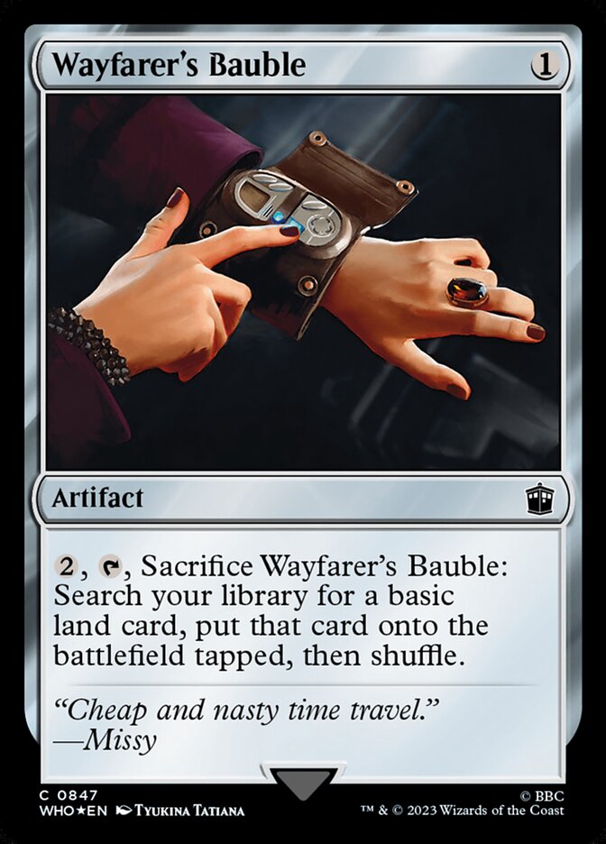 Wayfarer's Bauble card front