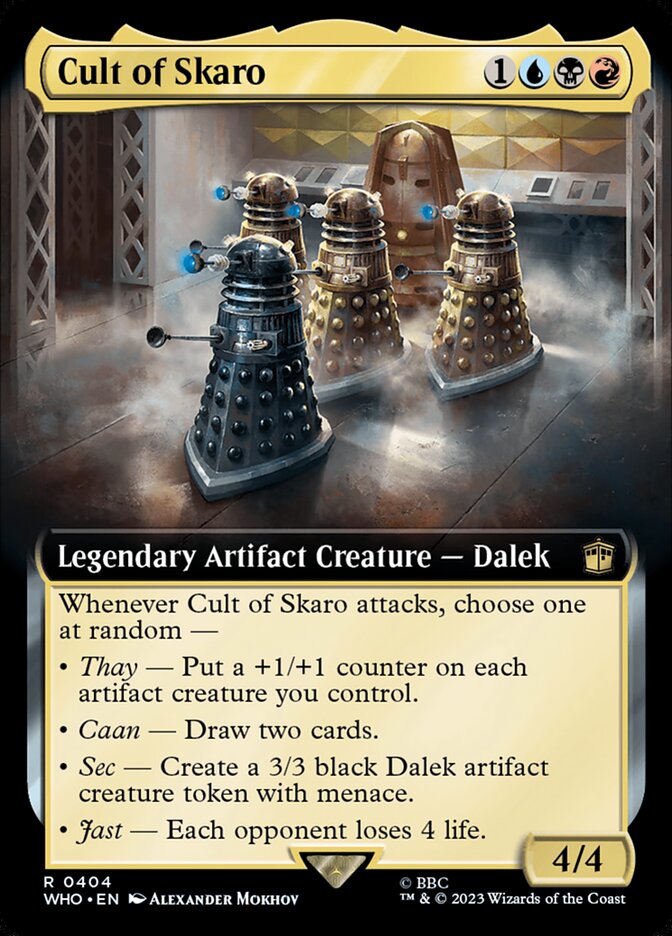 Cult of Skaro card front