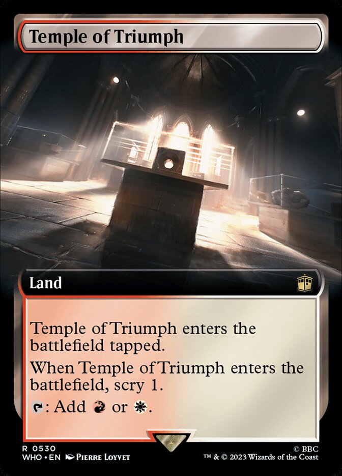 Temple of Triumph card front