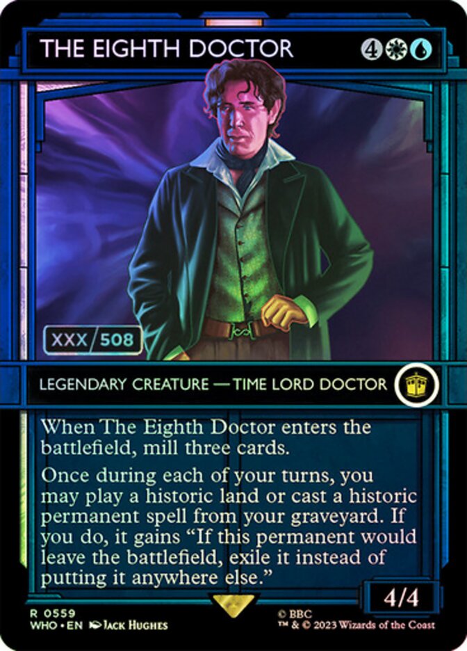 The Eighth Doctor card front