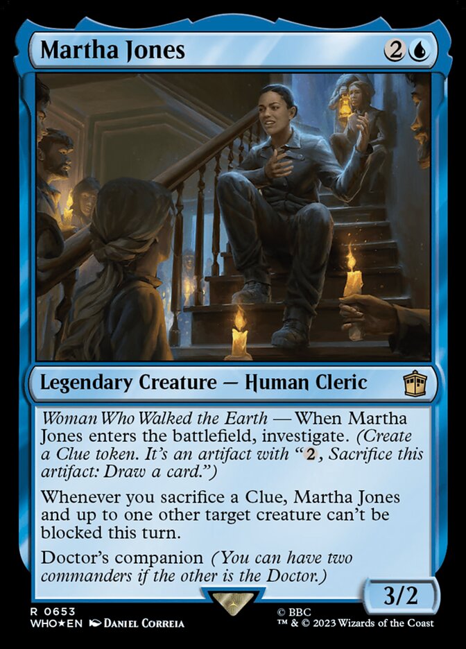 Martha Jones card front