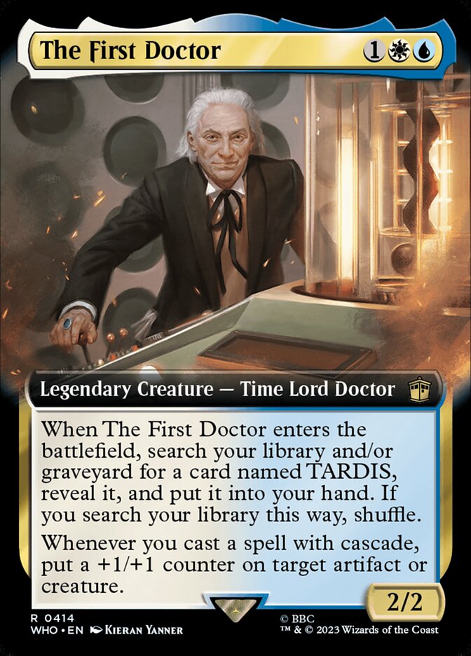 The First Doctor card front