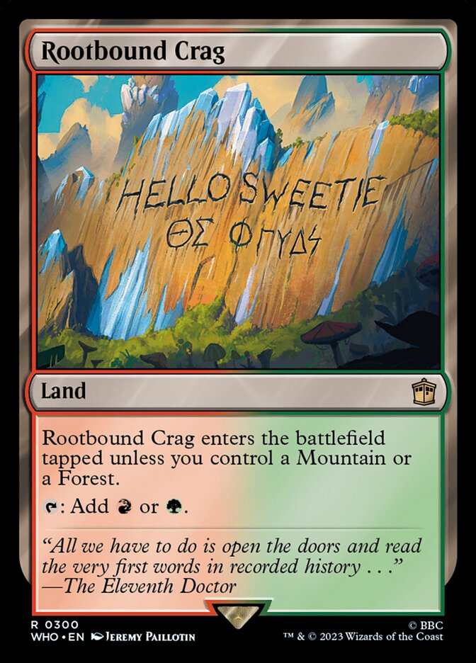 Rootbound Crag card front