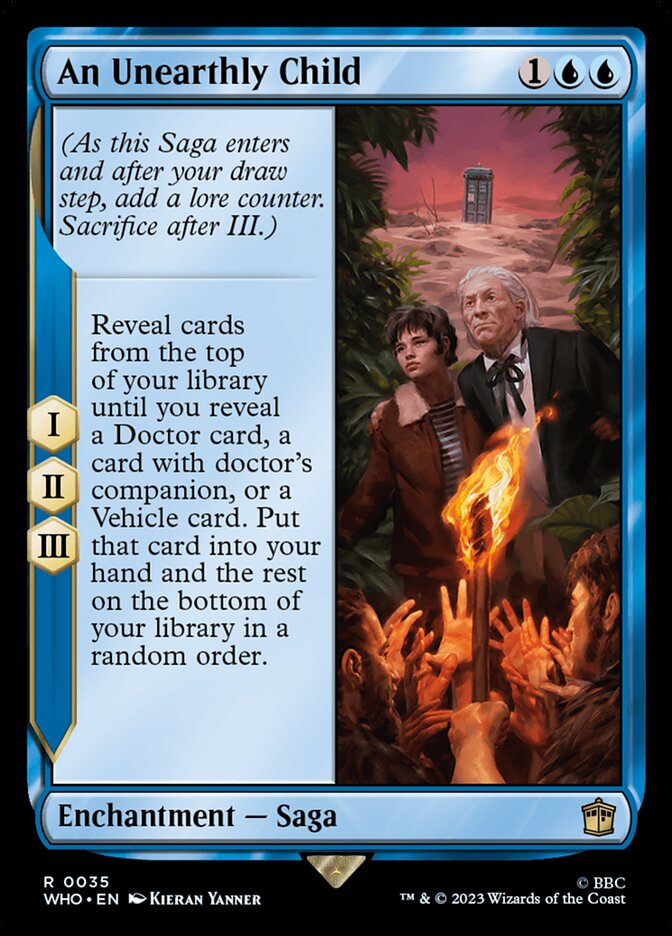 An Unearthly Child card front