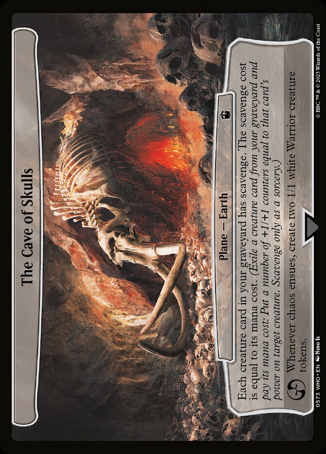 The Cave of Skulls card front
