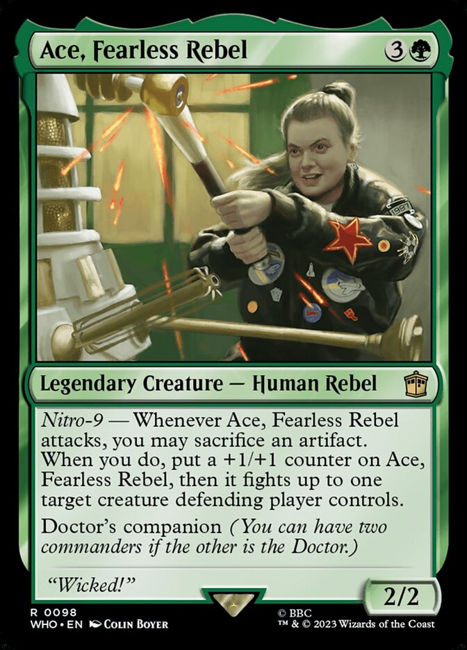 Ace, Fearless Rebel card front