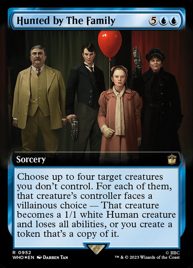 Hunted by The Family card front