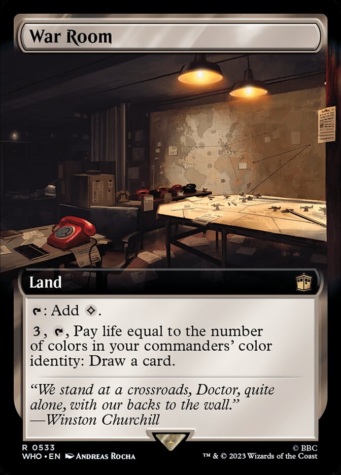 War Room card front