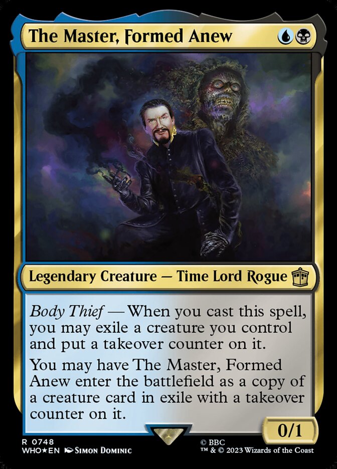 The Master, Formed Anew card front