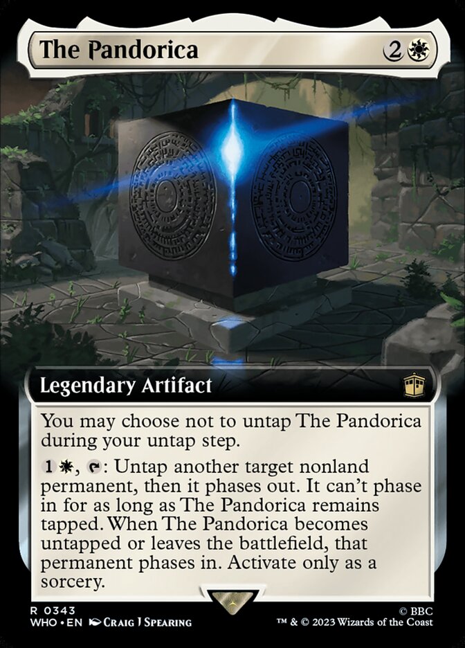 The Pandorica card front