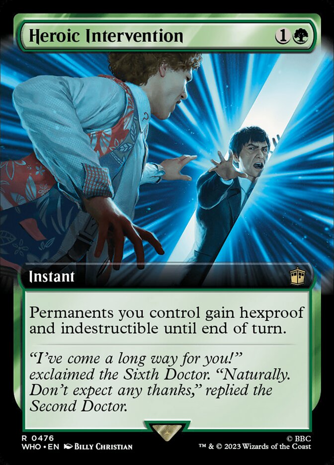 Heroic Intervention card front