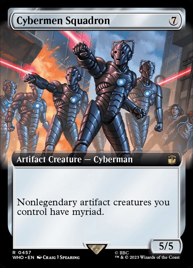 Cybermen Squadron card front