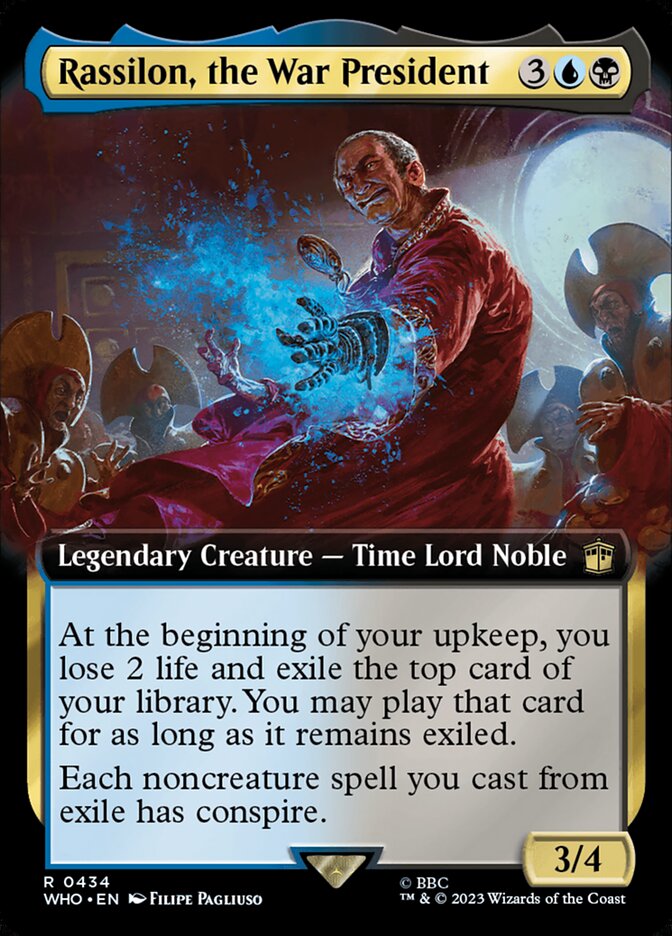 Rassilon, the War President card front