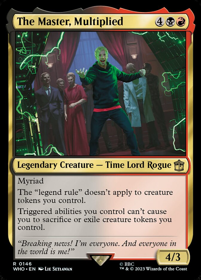 The Master, Multiplied card front