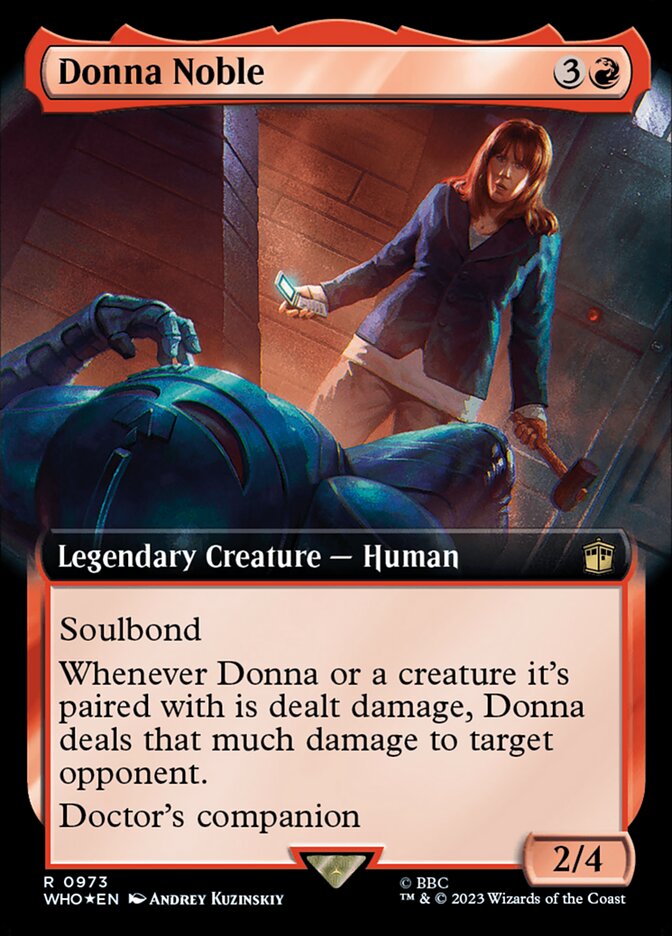 Donna Noble card front