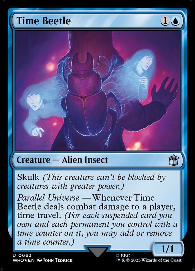 Time Beetle card front