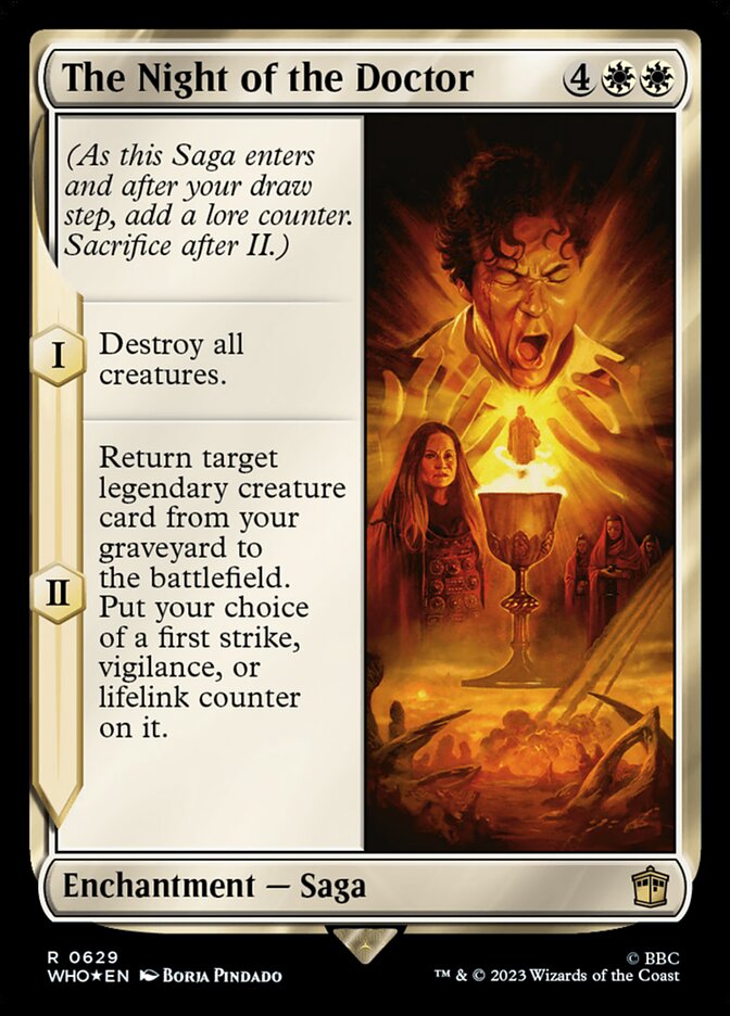 The Night of the Doctor card front