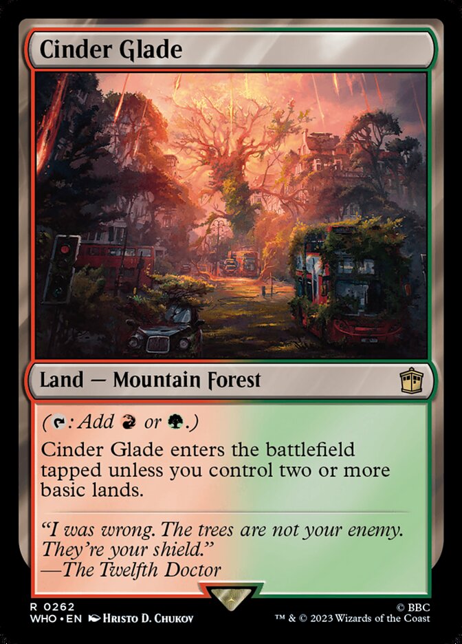 Cinder Glade card front