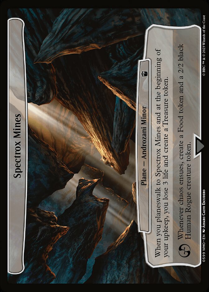 Spectrox Mines card front